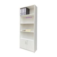 Estante de Melamina 80 cm con puertas bajas - TEMEL