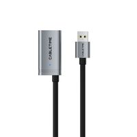 Cable de Extension Cabletime CA19S USB 2.0 Macho a USB-A Hembra 5Gbps 10mt Negro