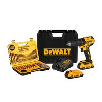 Taladro Percutor 1/2"" 20V Brushless 65Nm 2 Bat 2.0 Ah + Set de 100 Pzs Dewalt DCD7781S2A-B2