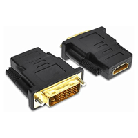 ADAPTADOR CONVERTIDOR HDMI (HEMBRA) A DVI (MACHO 24 + 1)