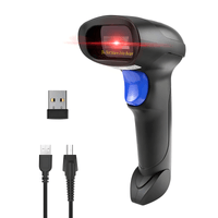 Lector De Código De Barras Y Qr Netum L5 2d Con Cable Negro Usb