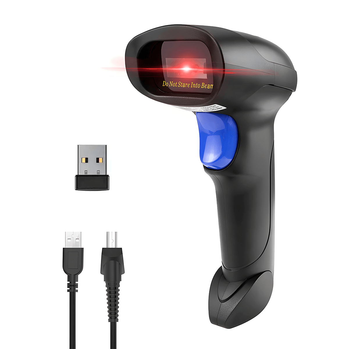 Lector De Código De Barras Y Qr Netum L5 2d Con Cable Negro Usb