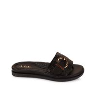 Sandalia Slide Casual ANA-2636 Negro ADV