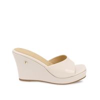 Sandalia Slide Casual WAL-2631 Hueso Piazza