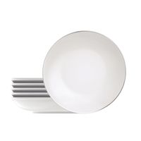 Kit Plato Raso Tramontina Atena en Porcelana Decorada 28 cm 06 Piezas
