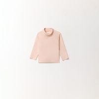Polo Bebé Niña Sfera Cc Rib Lisa Rosa Claro