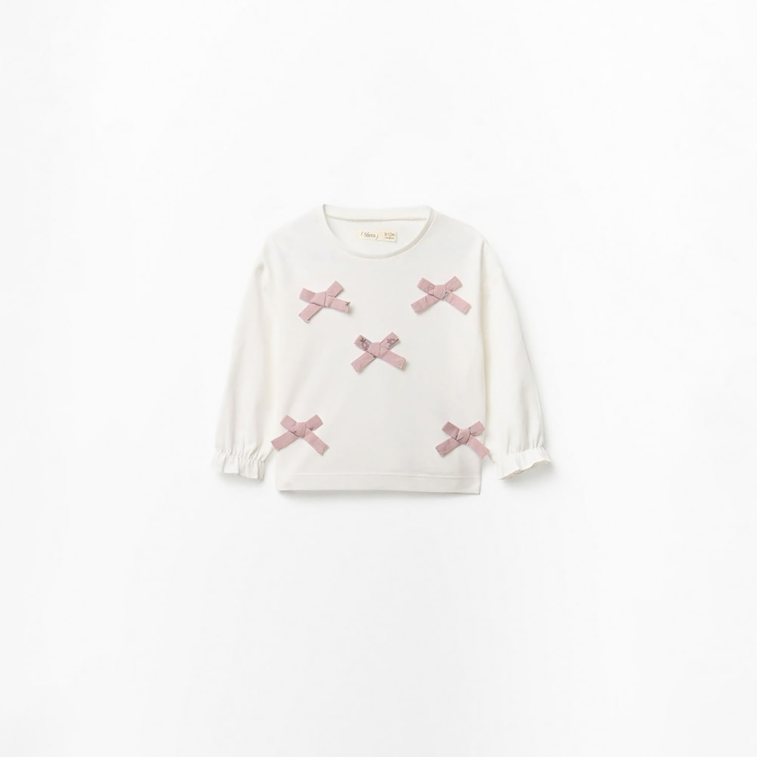 Polo Bebé Niña Sfera Lazos Blanco