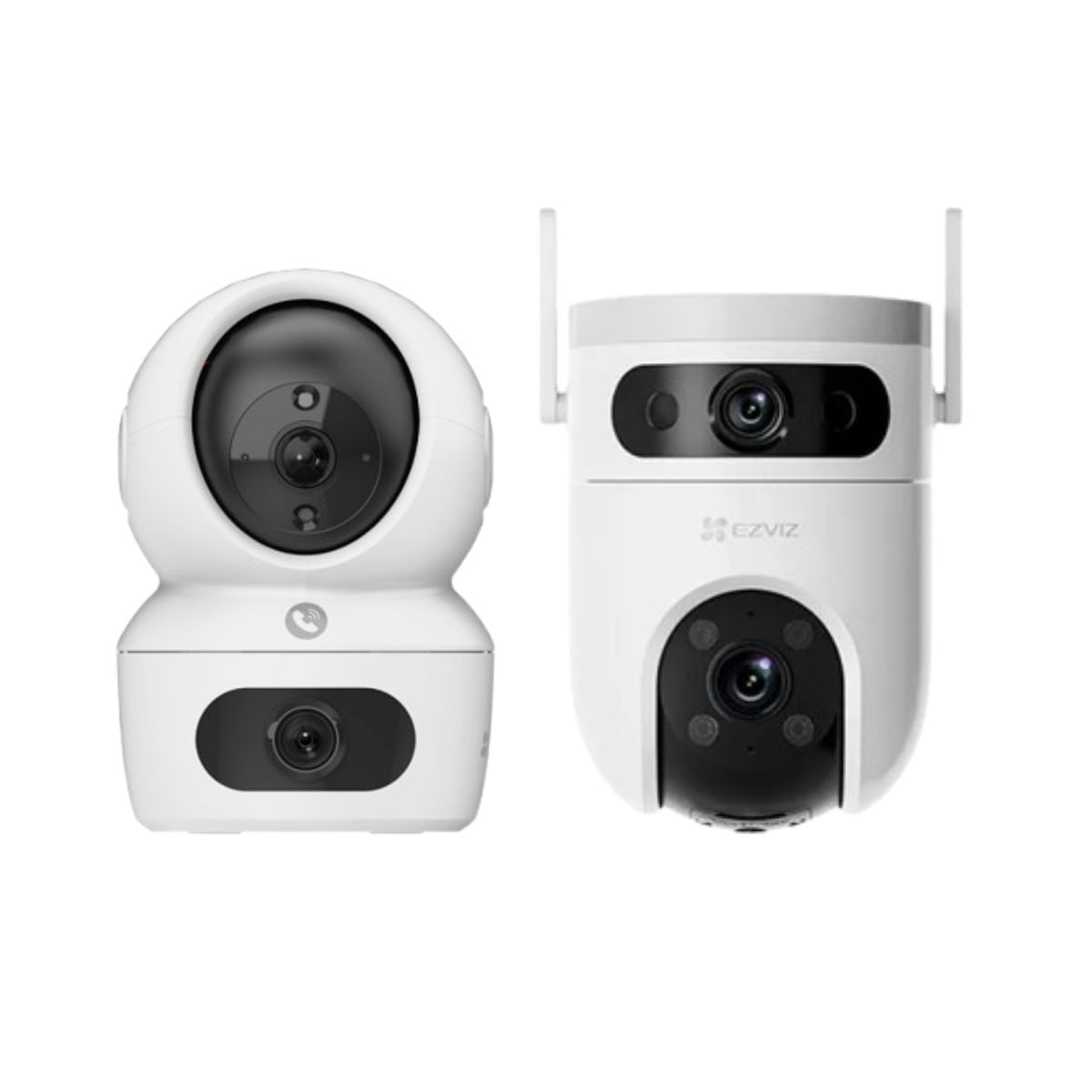 Kit de cámaras de seguridad dual inteligente H7C 2K + H9C 2K exterior/interior- Ezviz - copy