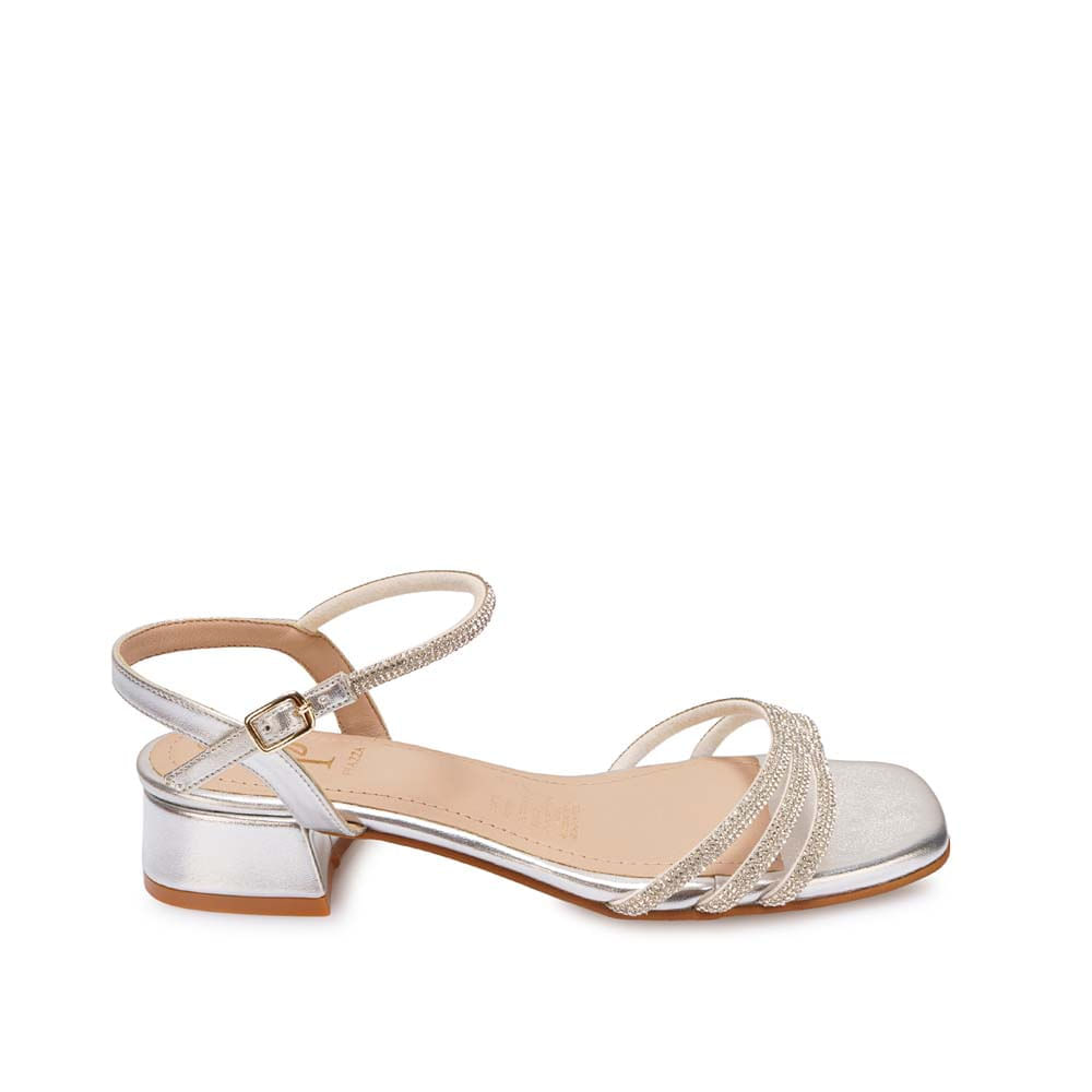 Sandalia D'orsay Fiesta DON-2623 Plata Piazza