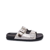 Sandalia D'orsay Casual CAMI-2614 Plata ADV