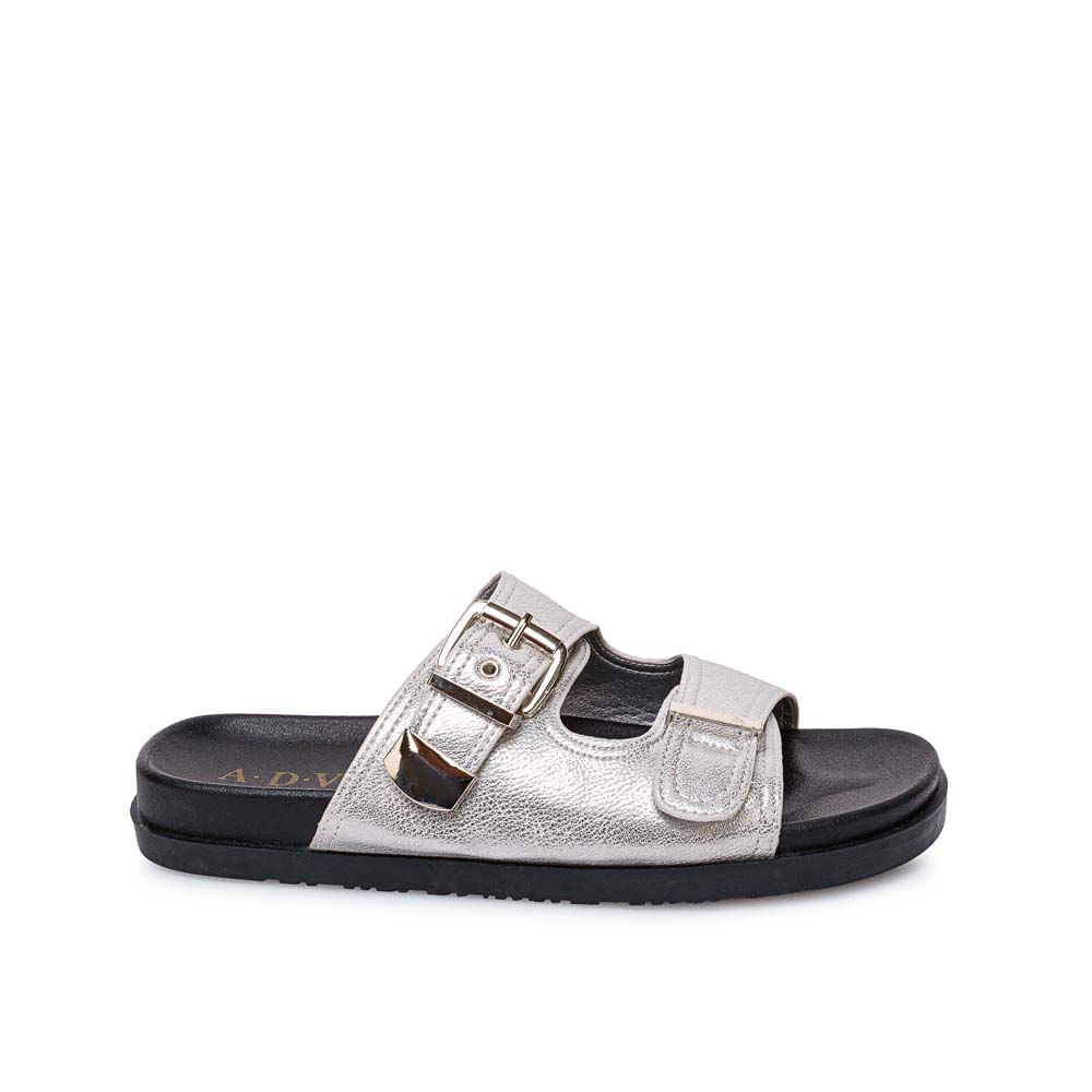 Sandalia D'orsay Casual CAMI-2614 Plata ADV