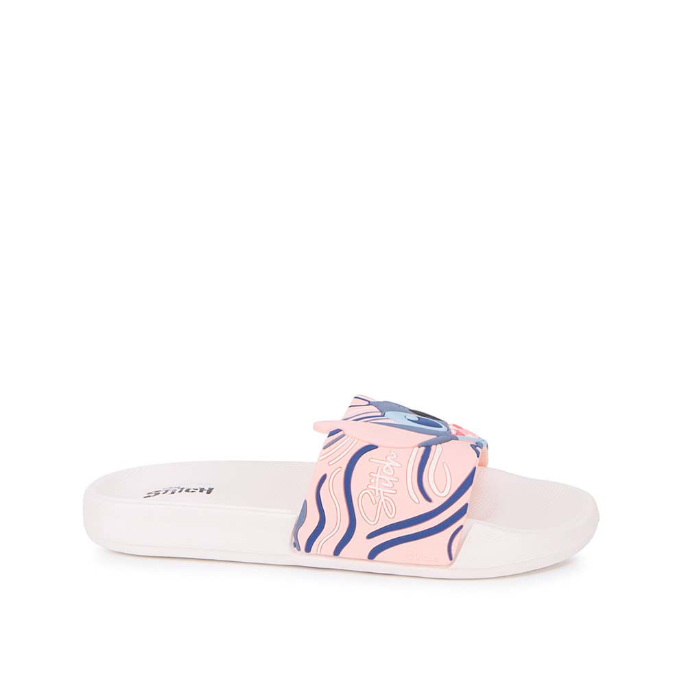 Sandalia Slide Casual 2TY-055 Blanco Stitch