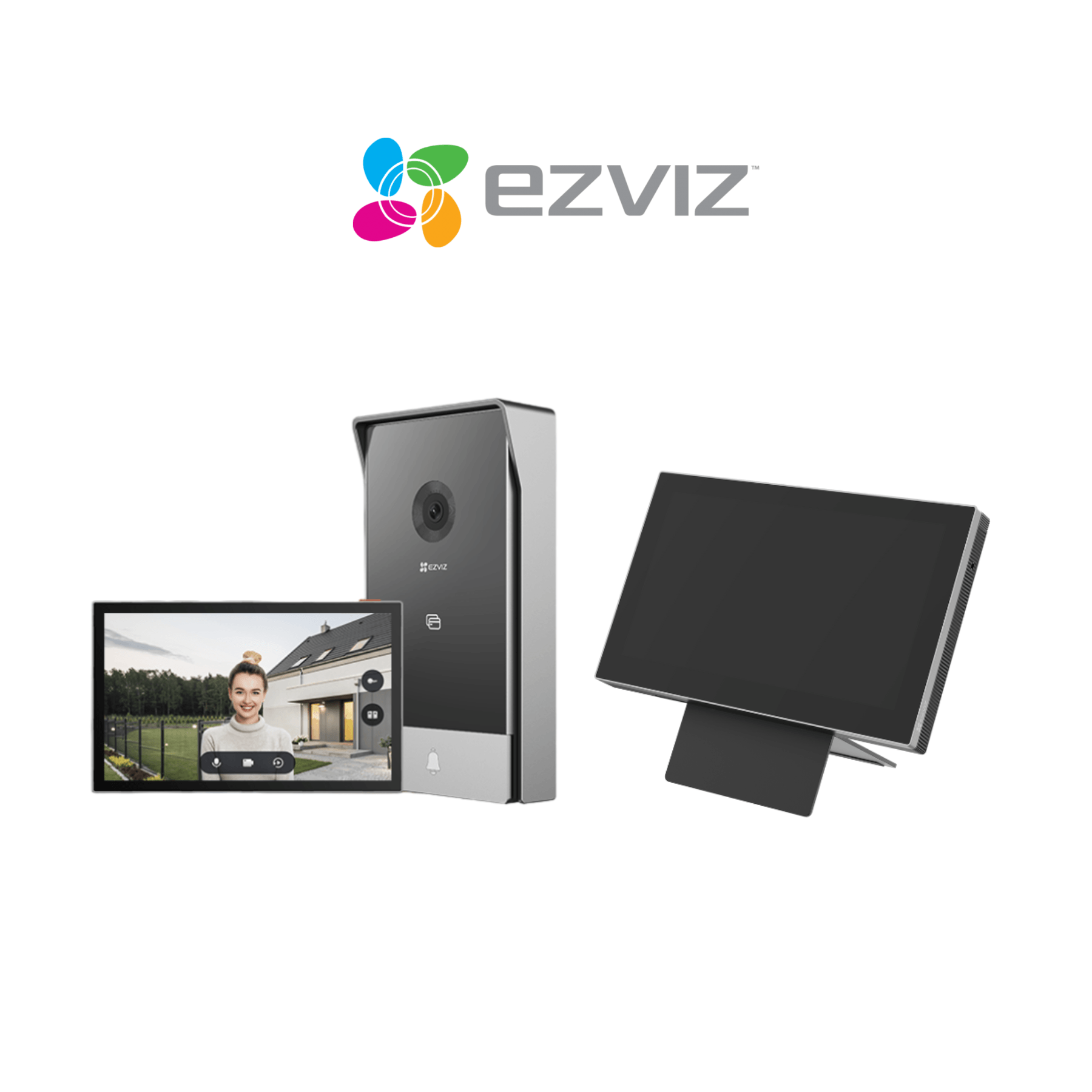 Kit Videoportero doméstico inteligente HP7 2K + Monitor Táctil SD7 - Ezviz