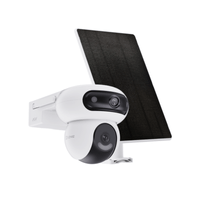 Cámara de Seguridad EZVIZ HB90 Dual 2K+ con Panel Solar Visión 360° detección IA y Batería Recargabl