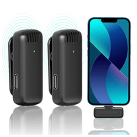 Microfono Profesional para iPhone Inalámbrico Dual Lightning ULANZI J12