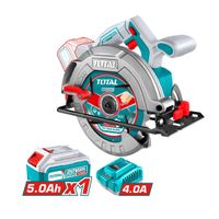 Sierra Circular Industrial 7-1/4'' 185mm + 1 Batería 5ah + Cargador 20v Total