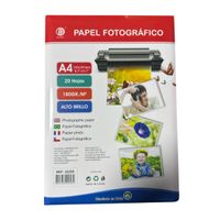 Papel Fotografico Premium 180 Gramos A4 - 20 Hojas Antioxido