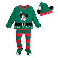 Conjunto navideño para bebe Disney Store Mickey Mouse - 3 piezas