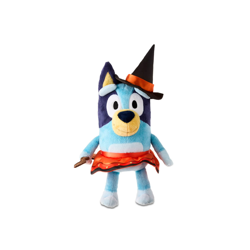 Peluche Bluey Disfraz de Bruja de Halloween 36 cm