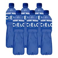 Pack Agua de mesa CIELO Con gas Botella 625Ml x 6un