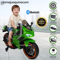 Moto a Batería para Niños «PANIGALE» de Lujo Verde