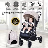 Coche de Paseo Maleta «LIVANO PRIME» de Lujo Beige