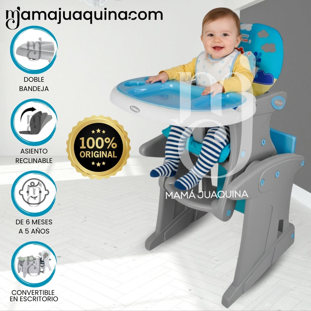 Silla de Comer Escritorio «MAGIC DESK» Edición Limitada Celeste