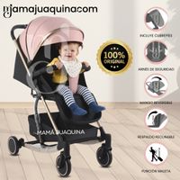 Coche Mecedora Maleta de Lujo «ROCKING PRIME» Rosa
