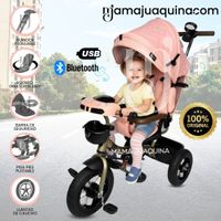 Triciclo Guiador 3 en 1 «FORT PREMIUM» USB Melón