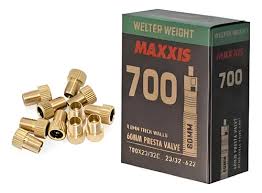 Cámara Maxxi 700+ Adaptador De Válvula Presta, DELGADA 48MM De Bicicleta