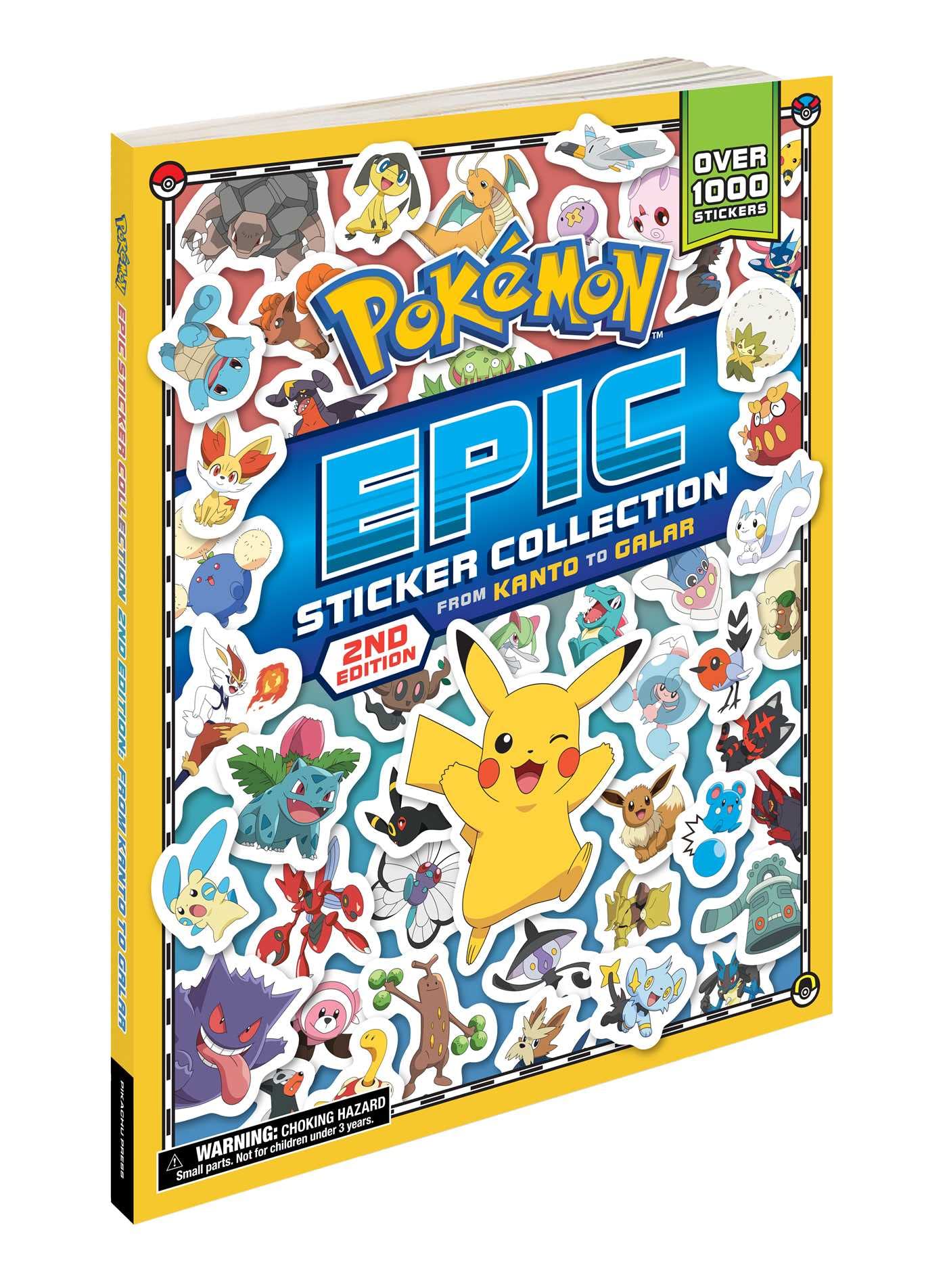 LIBRO STICKER POKEMON EPIC VOLUMEN 2