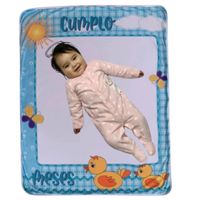 Manta De Algodón Pima Para Cumple Mes De Bebe
