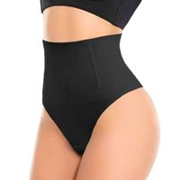 3 en 1  Faja reductora calzón cinturilla avispa de microfibra con varillas y levanta glúteo L/XL Neg