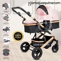 COCHE MOISÉS DE LUJO «ROMA II» EDICIÓN LIMITADA ROSADO