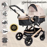 COCHE MOISÉS DE LUJO «ROMA II» EDICIÓN LIMITADA BEIGE
