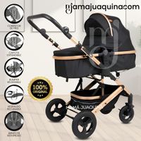 COCHE MOISÉS DE LUJO «ROMA II» EDICIÓN LIMITADA NEGRO