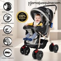 Coche Cuna Baby Happy «VINTAGE CRAFT» Negro