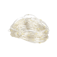 Set 2 Guirnaldas de Luces Led Impermeable para Jardín Decoración Navidad Blanca