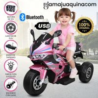 Trimoto a Batería para Niños «TRI DUKE» de Lujo Rosa