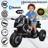 Trimoto a Batería para Niños «TRI NINJA » de Lujo Negro