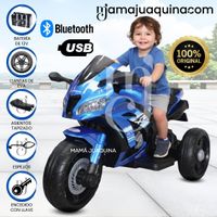 Trimoto a Batería para Niños «TRI NINJA » de Lujo Azul