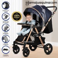 Coche Cuna Mango Reversible «LITTLE NANCY» con Bolso Negro