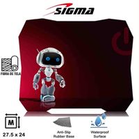 Mouse Pad Sigma x35 Robot Rojo