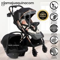 Coche Maleta Travel System «WIN PRO» con Portabebé Gris
