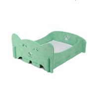 Cama para mascotas gatos y perros de fieltro grueso verde - copy