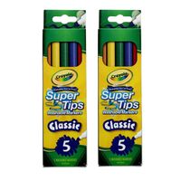 Packx2 Plumones Lettering Crayola Super Tips x 10 unds