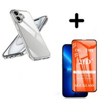 Case Transparente Compatible Para Iphone 17 + Mica de Vidrio