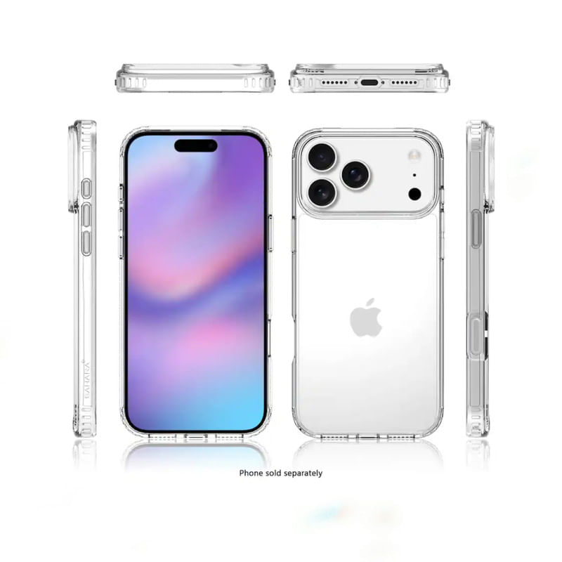 Case Transparente Compatible Para Iphone 17 Pro Max