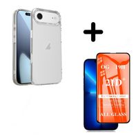 Case Transparente Compatible Para Iphone 17 Air + Mica de Vidrio