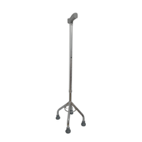Bastón Regulable De Aluminio De 4 Patas Altas Mango Tipo T